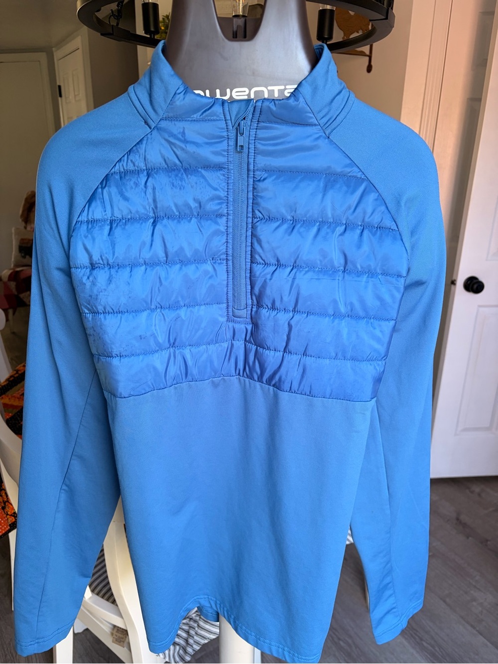 Men’s Level Wear Quilted Front Half-Zip Jacket